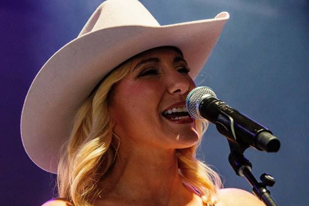 August 28, 2026, Edmonton, Alberta, Canada: Canadian Country Music Artist Julia Vos performs at First Boots and Hearts West Country Music Festival..Julia Vos became the first artist to perform at Boots and Hearts West in Edmonton. She had released her latest single Cigarette Sundays at midnight before performing it for the first time live at Boots and Hearts. Edmonton Canada - ZUMAs197 20260828_aaa_s197_335 Copyright: xRonxPalmerx