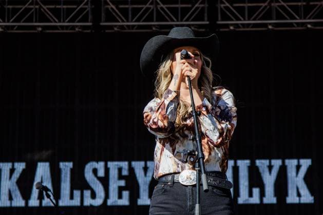 August 28, 2026, Edmonton, Alberta, Canada: Canadian Country Music Artist Kalsey Kulyk performs at Boots and Hearts West Country Music Festival..Kalsey Kulyk became the first artist to perform on the main stage at Boots and Hearts West in Edmonton Edmonton Canada - ZUMAs197 20260828_aaa_s197_340 Copyright: xRonxPalmerx