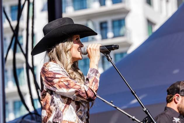 August 28, 2026, Edmonton, Alberta, Canada: Canadian Country Music Artist Kalsey Kulyk performs at Boots and Hearts West Country Music Festival..Kalsey Kulyk became the first artist to perform on the main stage at Boots and Hearts West in Edmonton Edmonton Canada - ZUMAs197 20260828_aaa_s197_341 Copyright: xRonxPalmerx