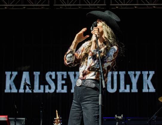 August 28, 2026, Edmonton, Alberta, Canada: Canadian Country Music Artist Kalsey Kulyk performs at Boots and Hearts West Country Music Festival..Kalsey Kulyk became the first artist to perform on the main stage at Boots and Hearts West in Edmonton Edmonton Canada - ZUMAs197 20260828_aaa_s197_342 Copyright: xRonxPalmerx