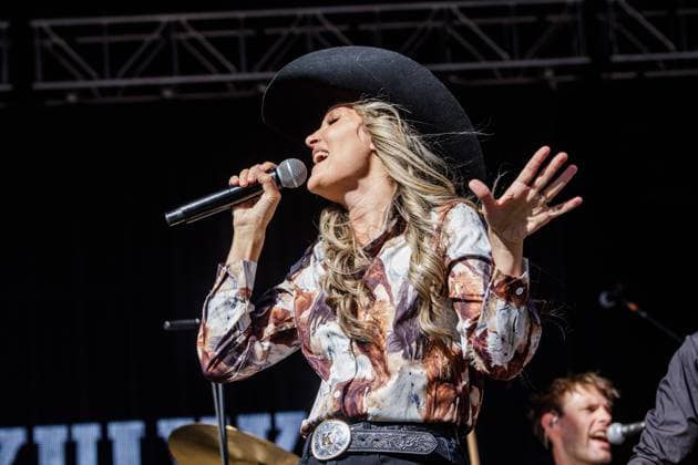 August 28, 2026, Edmonton, Alberta, Canada: Canadian Country Music Artist Kalsey Kulyk performs at Boots and Hearts West Country Music Festival..Kalsey Kulyk became the first artist to perform on the main stage at Boots and Hearts West in Edmonton Edmonton Canada - ZUMAs197 20260828_aaa_s197_345 Copyright: xRonxPalmerx