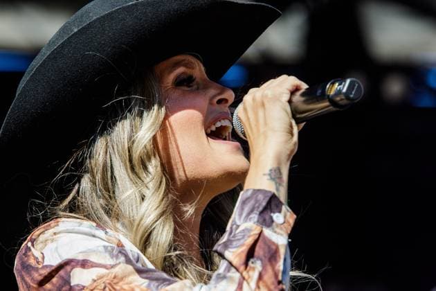 August 28, 2026, Edmonton, Alberta, Canada: Canadian Country Music Artist Kalsey Kulyk performs at Boots and Hearts West Country Music Festival..Kalsey Kulyk became the first artist to perform on the main stage at Boots and Hearts West in Edmonton Edmonton Canada - ZUMAs197 20260828_aaa_s197_346 Copyright: xRonxPalmerx