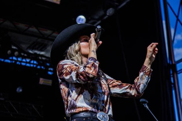 August 28, 2026, Edmonton, Alberta, Canada: Canadian Country Music Artist Kalsey Kulyk performs at Boots and Hearts West Country Music Festival..Kalsey Kulyk became the first artist to perform on the main stage at Boots and Hearts West in Edmonton Edmonton Canada - ZUMAs197 20260828_aaa_s197_348 Copyright: xRonxPalmerx