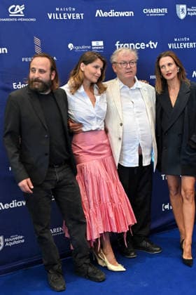 Closing Red Carpet - 19th Angouleme French-Speaking Film Festival FC Fanny Sidney, Vincent Macaigne, Laetitia Casta, Elodie Batard Gaultier, Camille Cottin, Thibault de Montalembert and Nicolas Maury attend the Closing Red Carpet at the 19th Angouleme French-Speaking Film Festival on August 29, 2026 in Angouleme, France. Photo by Franck Castel ABACAPRESS.COM Angouleme  Copyright: xCastelxFranck ABACAx