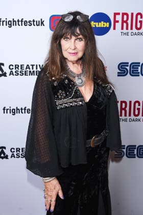 Hammer Legends on Saturday 29 August 2026 Caroline Munroe photographed at the media wall for the Hammer Legends during Tubi Frightfest 2026 on Saturday 29 August 2026 at Odeon Luxe Leicester Square, London. ., Credit:Julie Edwards Avalon  Copyright: xJuliexEdwardsx xAvalonx 1129163204