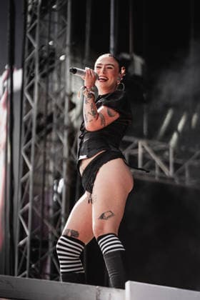 Austrian singer Victoria Claudia Zechner will perform at the Superbloom Festival 2026 in Munich’s Olympic Park. Zechner wows the audience during her performance on the festival stage in Munich’s Olympic Park, Munich, Bavaria, Germany