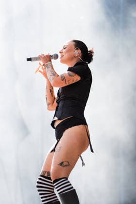 Austrian singer Victoria Claudia Zechner will perform at the 2026 Superbloom Festival in Munich s Olympic Park. Zechner captivates the audience during her performance on the festival stage in Munich s Olympic Park, Munich, Bavaria, Germany