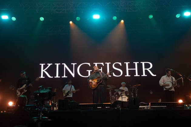 Kingfishr perform at Reading Festival 2026 Saturday - Little John s Farm, Reading, UK Lead singer Eddie Keogh and banjo player Eoghan McGrath of Irish indie folk band Kingfishr performs on The Gallery Stage at Reading Festival 2026, Little John s Farm, Reading, England, UK on Saturday 29 August 2026., Credit:Justin Ng Avalon UK, England, Reading, Little John s Farm  Copyright: xJustinxNgx xAvalonx 1129177097