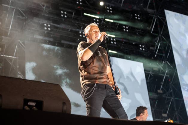 Marko Perkovic Thompson concert in Vukovar, Croatia Marko Perkovic Thompson performs on stage during his concert at Economic Zone in Vukovar, Croatia on August 29, 2026.  MarkoxSeper PIXSELL