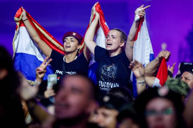 Marko Perkovic Thompson concert in Vukovar, Croatia People enjoy Marko Perkovic Thompson concert at Economic Zone in Vukovar, Croatia on August 29, 2026.  DavorxJavorovic PIXSELL