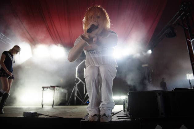 Frost Children perform at Reading Festival 2026 Saturday - Little John s Farm, Reading, UK Lulu Prost and Angel Prost of American duo Frost Children performs on The Ballroom Stage at Reading Festival 2026, Little John s Farm, Reading, England, UK on Saturday 29 August 2026., Credit:Justin Ng Avalon UK, England, Reading, Little John s Farm Copyright: xJustinxNgx xAvalonx 1129187483