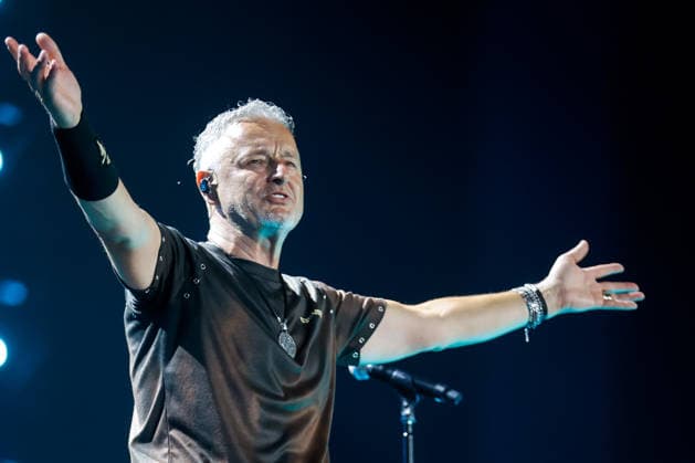Marko Perkovic Thompson concert in Vukovar, Croatia Marko Perkovic Thompson performs on stage during his concert at Economic Zone in Vukovar, Croatia on August 29, 2026.  DavorxJavorovic PIXSELL