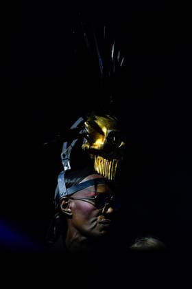 MEO KALORAMA 2026 Grace Jones performing at Palco Sagres on first day of MEO Kalorama, at Parque da Bela Vista, in Lisbon, Portugal, this Friday 28. (Photo: Bruno de Carvalho Brazil Photo Press) Lisboa Parque da Bela Vista Lisboa Portugal Copyright: xBrunoxdexCarvalhox