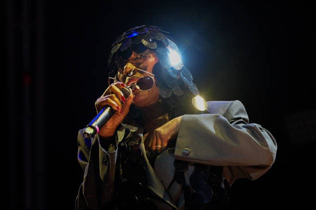 MEO KALORAMA 2026 Grace Jones performing at Palco Sagres on first day of MEO Kalorama, at Parque da Bela Vista, in Lisbon, Portugal, this Friday 28. (Photo: Bruno de Carvalho Brazil Photo Press) Lisboa Parque da Bela Vista Lisboa Portugal Copyright: xBrunoxdexCarvalhox