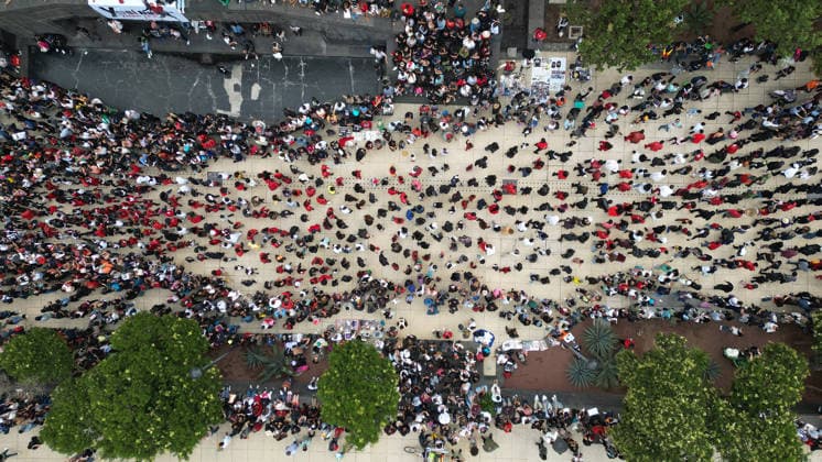 ?Massive Michael Jackson Thriller Dance Tribute MEXICO CITY, MEXICO - AUGUST 29: Fans of Michael Jackson take part in a massive Thriller dance tribute, at the Monument to the Revolution, in Mexico City, Mexico on August 29, 2026. ?Hundreds of fans gathered dressed as the legendary American singer, known as the King of Pop, to perform the iconic choreography and celebrate what would have been his 68th birthday. Daniel Cardenas Anadolu Mexico City Mexico. Editorial use only. Please get in touch for any other usage.  Copyright: x2026xAnadoluxDanielxCardenasx