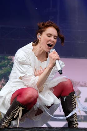 Kate Nash performs in Southsea, UK - 29 Aug 2026 Singer, songwriter and actor Kate Marie Nash, known professionally as Kate Nash performing live on stage at Victorious Festival. Southsea United Kingdom Copyright: xDawnxFletcher-Parkx xSOPAxImagesx kn (35)