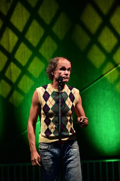 Olaf Schubert performs live with his show Jetzt oder now at an open-air concert at the Kulturbrauerei Görlitz on August 29, 2026 Copyright: xMatthiasxWehnertx