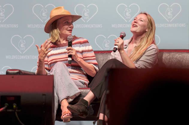 Laurie Holden and Emma Bell at German Walker Con 2026 at the Turbinenhalle in Oberhausen, August 29, 2026 Foto:xN.xKolinzx xFuturexImagex walker_con_6801