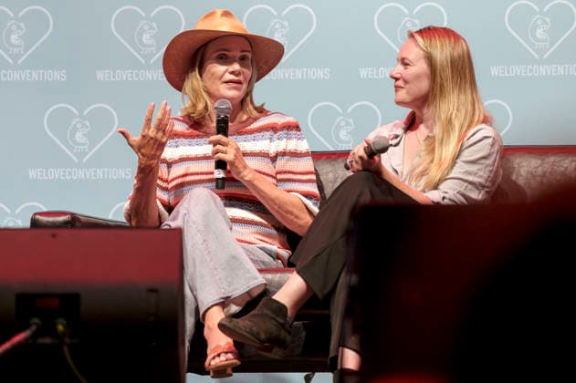 Laurie Holden and Emma Bell at German Walker Con 2026 at the Turbinenhalle in Oberhausen, August 29, 2026 Foto:xN.xKolinzx xFuturexImagex walker_con_6802