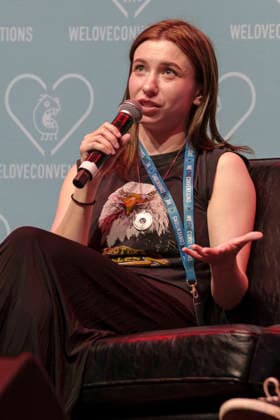 Katelyn Nacon at the German Walker Con 2026 at the Turbinenhalle in Oberhausen, August 29, 2026 Foto:xN.xKolinzx xFuturexImagex walker_con_6806