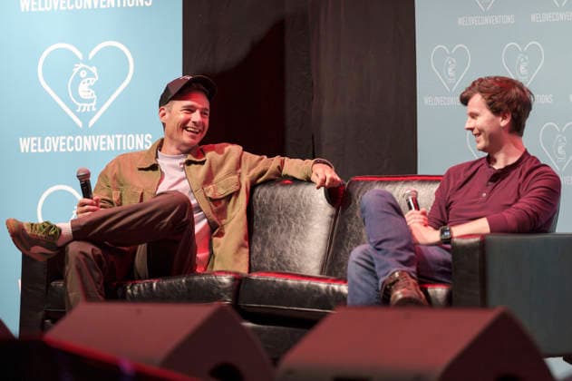 Daniel Bonjour and Chandler Riggs at German Walker Con 2026 at the Turbinenhalle in Oberhausen, August 29, 2026 Foto:xN.xKolinzx xFuturexImagex walker_con_6817