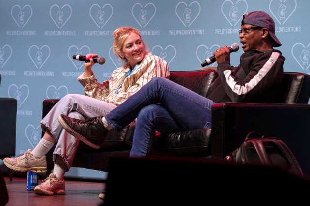 Emily Kinney and Lawrence Gilliard Jr. at the German Walker Con 2026 at the Turbinenhalle in Oberhausen, August 29, 2026 Foto:xN.xKolinzx xFuturexImagex walker_con_6844