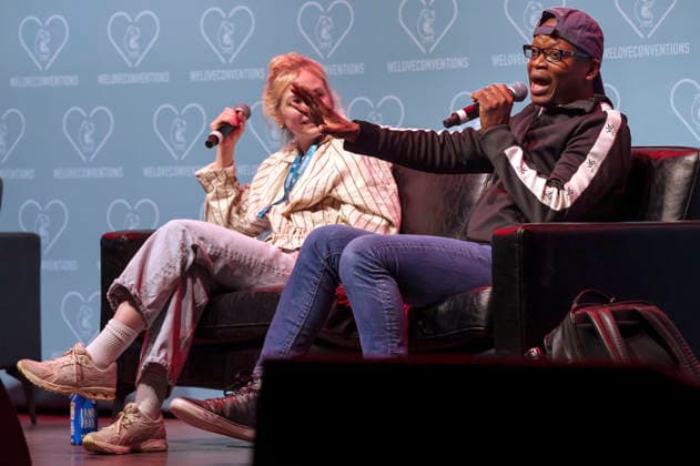 Emily Kinney and Lawrence Gilliard Jr. at the German Walker Con 2026 at the Turbinenhalle in Oberhausen, August 29, 2026 Foto:xN.xKolinzx xFuturexImagex walker_con_6843