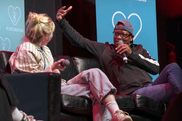 Emily Kinney and Lawrence Gilliard Jr. at the German Walker Con 2026 at the Turbinenhalle in Oberhausen, August 29, 2026 Foto:xN.xKolinzx xFuturexImagex walker_con_6847