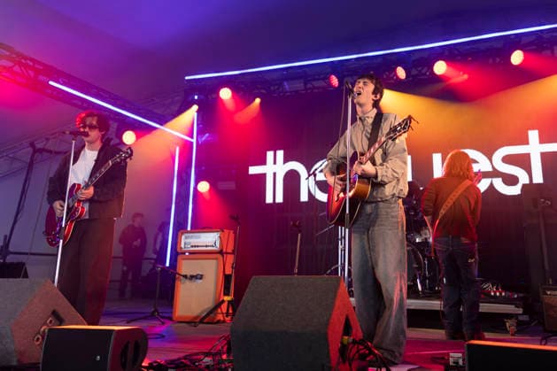 Guest List perform at Leeds Festival Indie band Guest List perform at Leeds Festival, Bramham Park, Leeds, 29th August 2026, Credit:Mike Gray MIKE GRAY - B4227 Avalon  Copyright: xMikexGrayx xMIKExGRAYx-xB4227x xAvalonx 1129202981