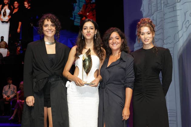 Ava Baya, Hanaël El Yousfi, Gabrielle Cohen, and Melissa Guers received the Valois Audience Award at the closing ceremony of the 19th edition of the Angoulême Francophone Film Festival, France, August 29, 2026 Coadic Guirec Bestimage Closing ceremony at the 19th edition of the Francophone Film Festival in Angoulême, France, August 29, 2026 Angoulême, France Copyright: xCOADICxGUIRECx xBESTIMAGExCOADICxGUIRECx xBESTIMAGEx