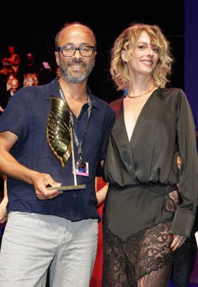 Khalil Cherti, winner of the Valois Prize for Francophone Students, and Sara Mortensen at the closing ceremony of the 19th edition of the Francophone Film Festival in Angoulême, France, August 29, 2026 Coadic Guirec Bestimage Closing ceremony at the 19th edition of the Francophone Film Festival in Angoulême, France, August 29, 2026 Angoulême, France  Copyright: xCOADICxGUIRECx xBESTIMAGExCOADICxGUIRECx xBESTIMAGEx