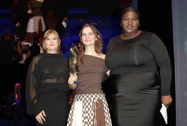 Marine Delplace, Marie Pijollet Valois, René Laloux (Best Animated Short Film), and Déborah Lukumuena at the closing ceremony of the 19th edition of the Francophone Film Festival in Angoulême, France, August 29, 2026 Coadic Guirec Bestimage Closing ceremony at the 19th edition of the Francophone Film Festival in Angoulême, France, August 29, 2026 Angoulême, France Copyright: xCOADICxGUIRECx xBESTIMAGExCOADICxGUIRECx xBESTIMAGEx