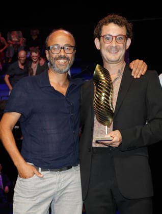 Khalil Cherti and Simon Serna received the Valois Award for Best Screenplay at the closing ceremony of the 19th edition of the Angoulême Francophone Film Festival, France, August 29, 2026 Coadic Guirec Bestimage Closing ceremony at the 19th edition of the Francophone Film Festival in Angoulême, France, August 29, 2026 Angoulême, France  Copyright: xCOADICxGUIRECx xBESTIMAGExCOADICxGUIRECx xBESTIMAGEx