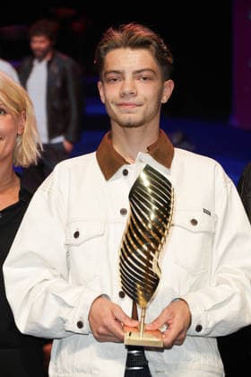 Diego Murgia Valois wins Best Actor at the closing ceremony of the 19th edition of the Francophone Film Festival in Angoulême, France, on August 29, 2026. Coadic Guirec Bestimage Closing ceremony at the 19th edition of the Francophone Film Festival in Angoulême, France, August 29, 2026 Angoulême, France  Copyright: xCOADICxGUIRECx xBESTIMAGExCOADICxGUIRECx xBESTIMAGEx