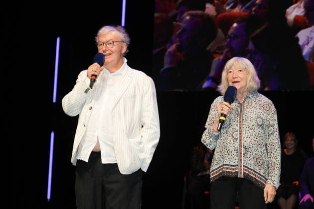 Dominique Besnehard and Marie France Brière at the closing ceremony of the 19th edition of the Angoulême Francophone Film Festival, France, August 29, 2026 Coadic Guirec Bestimage Closing ceremony at the 19th edition of the Francophone Film Festival in Angoulême, France, August 29, 2026 Angoulême, France  Copyright: xCOADICxGUIRECx xBESTIMAGExCOADICxGUIRECx xBESTIMAGEx