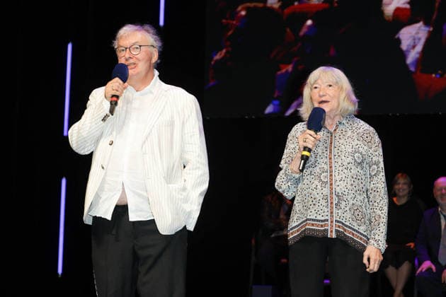 Dominique Besnehard and Marie France Brière at the closing ceremony of the 19th edition of the Angoulême Francophone Film Festival, France, August 29, 2026 Coadic Guirec Bestimage Closing ceremony at the 19th edition of the Francophone Film Festival in Angoulême, France, August 29, 2026 Angoulême, France  Copyright: xCOADICxGUIRECx xBESTIMAGExCOADICxGUIRECx xBESTIMAGEx