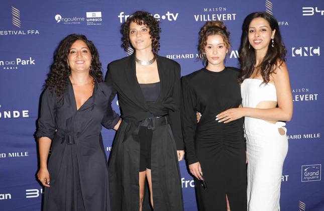 Ava Baya, Hanaël El Yousfi, Gabrielle Cohen, and Melissa Guers at the photocall for the closing ceremony of the 19th edition of the Angoulême Francophone Film Festival, France, on August 29, 2026 Coadic Guirec Bestimage Photocall of the closing ceremony at the 19th edition of the Francophone Film Festival in Angoulême, France, on August 29, 2026 Angoulême, France Copyright: xCOADICxGUIRECx xBESTIMAGExCOADICxGUIRECx xBESTIMAGEx