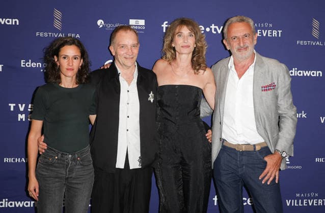 Guests, Fanny Herrero and a guest at the photocall for the closing ceremony of the 19th edition of the Angoulême Francophone Film Festival, France, August 29, 2026 Coadic Guirec Bestimage Photocall at the closing ceremony of the 19th edition of the Angoulême Francophone Film Festival, France, on August 29, 2026 Angoulême France  Copyright: xCOADICxGUIRECx xBESTIMAGExCOADICxGUIRECx xBESTIMAGEx