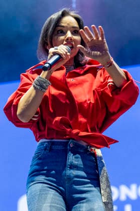 Chenoa live at the Conciertos de La Muralla in the Huerta del Obispo, Alcalá de Henares, August 28, 2026 Foto:xDyDxFotografosx xFuturexImagex muralla_6814