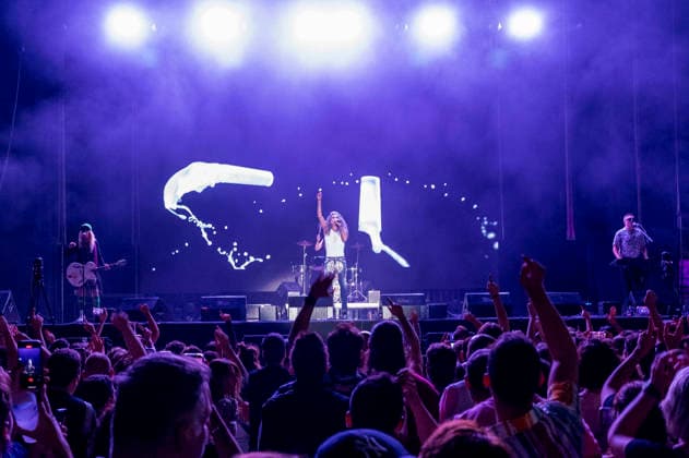 Nancy Rubias live at the Conciertos de La Muralla in the Huerta del Obispo, Alcalá de Henares, August 28, 2026 Foto:xDyDxFotografosx xFuturexImagex muralla_6845