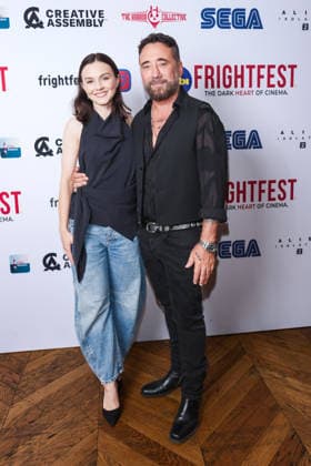 World Premiere Of The Nameless Ballad on Saturday 29 August 2026 Alana Boden, Federico Zampaglione attends the media wall for the World Premiere Of The Nameless Ballad during Tubi Frightfest 2026 on Saturday 29 August 2026 at Odeon Luxe Leicester Square, London. ., Credit:Julie Edwards Avalon  Copyright: xJuliexEdwardsx xAvalonx 1129266240