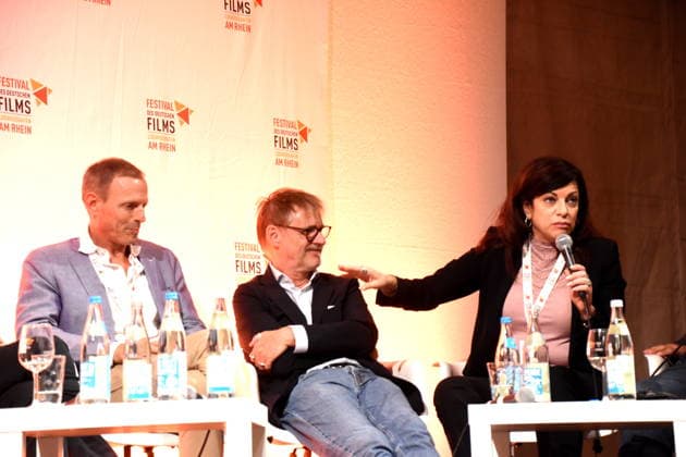Film Discussion: Film Block 10; Michael Zechbauer, Co-Producer; Marcus O. Rosenmüller, Director; Dr. Alice Brauner, Writer and Producer; Ludwigshafen, August 29, 2026, on the banks of the Rhine; 22nd German Film Festival 2026; Photo: Ludwigshafen