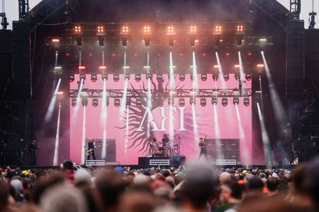 AFI on the fourth day of the 23rd edition of Rock en Seine at the Domaine National de Saint-Cloud, France, on August 29, 2026. Alexandre Fumeron, Bestimage. Day Four of the Rock en Seine music festival on August 29, 2026, in Paris, France; Saint-Cloud, France  Copyright: xAlexandrexFumeronx xBestimagexAlexandrexFumeronx xBestimagex