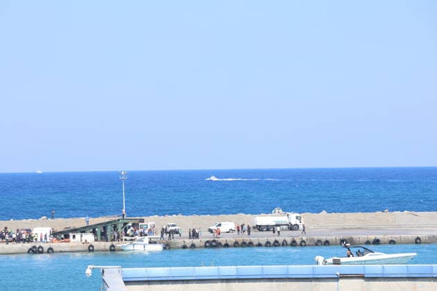 Rescue operations continue for ferry taking on water off Kyrenia coast KYRENIA, TURKISH REPUBLIC OF NORTHERN CYPRUS - AUGUST 30 : Search and rescue operations continue after a ferry that departed from Kyrenia Harbor took on water in Kyrenia, Turkish Republic of Northern Cyprus on August 30, 2026. Ali Ruhluel Anadolu Kyrenia Turkish Republic of Northern Cyprus. Editorial use only. Please get in touch for any other usage.  Copyright: x2026xAnadoluxAlixRuhluelx