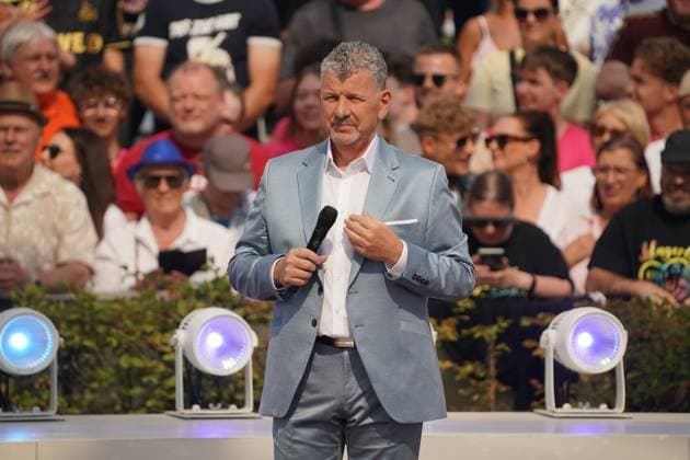 ZDF Fernsehgarten 2026: Semino Rossi at the ZDF Fernsehgarten with the theme Schlager Party on August 30, 2026, in Mainz, Rhineland-Palatinate, Germany
