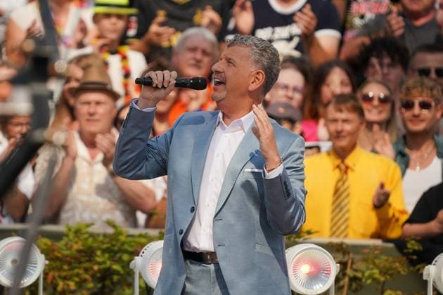 ZDF Fernsehgarten 2026: Semino Rossi at the ZDF Fernsehgarten, themed Schlager Party, on August 30, 2026, in Mainz, Rhineland-Palatinate, Germany