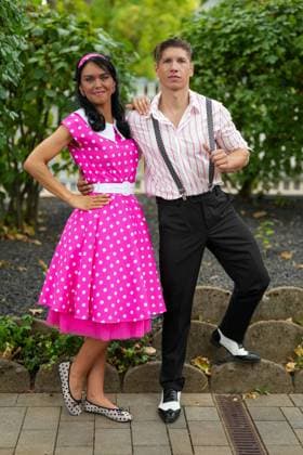 ZDF Fernsehgarten 2026: Vanessa Neigert and Giovanni Weisheit at the ZDF Fernsehgarten, themed Schlager Party, on August 30, 2026, in Mainz, Rhineland-Palatinate, Germany