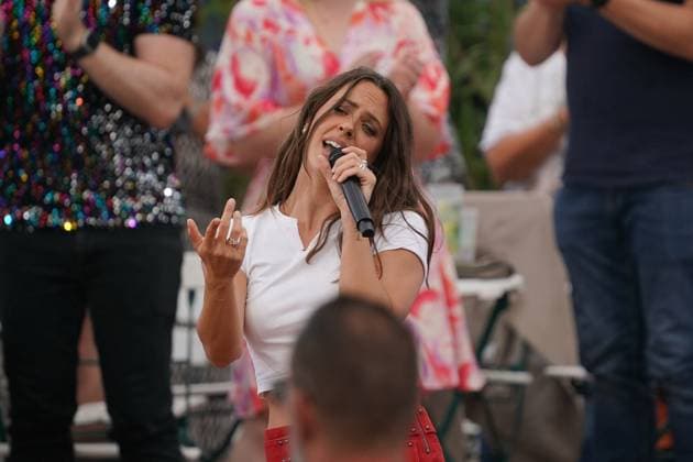 ZDF Fernsehgarten 2026: Vanessa Mai at the ZDF Fernsehgarten, themed Schlager Party, on August 30, 2026, in Mainz, Rhineland-Palatinate, ZDF Fernsehgarten