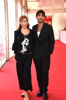 Movie: *The Defense Attorney: The Lenzi Case* Andrea Sawatzki, actress; Sergen Meral, actor; Ludwigshafen, August 30, 2026, on the banks of the Rhine; 22nd German Film Festival 2026; Photo: Ludwigshafen
