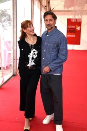 Film *The Defender: The Lenzi Case* Andrea Sawatzki (actress), Benjamin Sadler (actor), Ludwigshafen, August 30, 2026, on the banks of the Rhine, 22nd German Film Festival 2026, Photo: Ludwigshafen